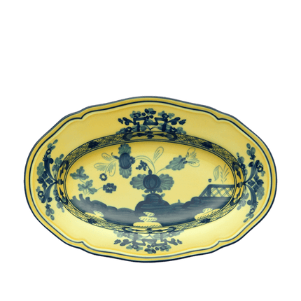 Ginori Oriente Italiano Oval Pickle Dish - Citrino