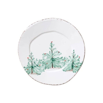 Vietri Lastra Holiday Salad Plate - Melamine