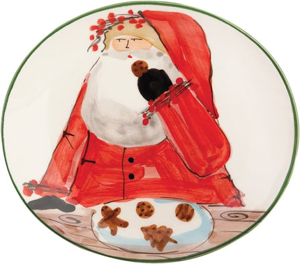 Vietri Old St. Nick Cookie Plate