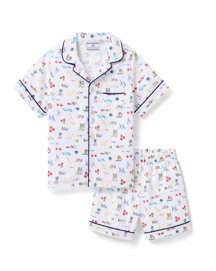 Petite Plume Toddler Short Set Pajamas - Literary Lessons