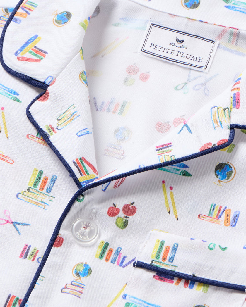 Petite Plume Toddler Short Set Pajamas - Literary Lessons