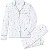 Petite Plume Women’s Long Pima Pajama Set - Jingle Paws