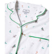 Petite Plume Women’s Long Pima Pajama Set - Jingle Paws