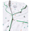 Petite Plume Women’s Long Pima Pajama Set - Jingle Paws