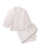 Petite Plume Olivia Wide Leg Pima Pajama Set - Camel Ticking (Brand new pattern)