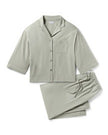 Petite Plume Olivia Wide Leg Pima Pajama Set - Sage (Brand new color)