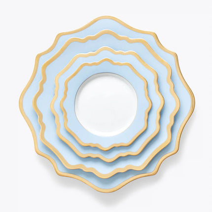 Anna's Palette Sky Blue Salad/Dessert Plate by Anna Weatherley