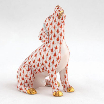 Herend Decorative Singing Beagle - Rust