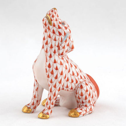 Herend Decorative Singing Beagle - Rust