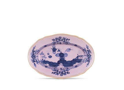 Ginori Oriente Italiano Oval Pickle Dish - Azalea