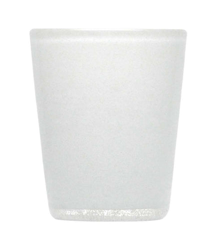 Memento Glass Tumbler - White Solid