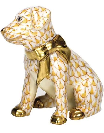 Herend Decorative Doggie Dazzle - Butterscotch