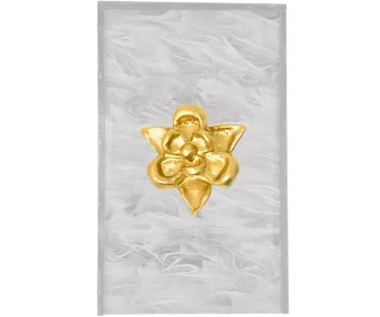 Southern Tribute Magnolia Guest Towel Box- Pearl