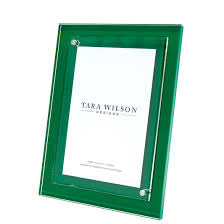 Tara Wilson Designs Acrylic Beveled Frame - Green