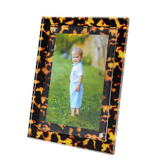 Tara Wilson Designs Acrylic Beveled Frame - Tortoise