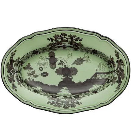 Ginori Oriente Italiano Oval Pickle Dish - Bario