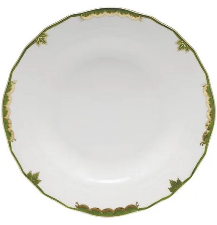 Herend Princess Victoria Dessert Plate - Dark Green