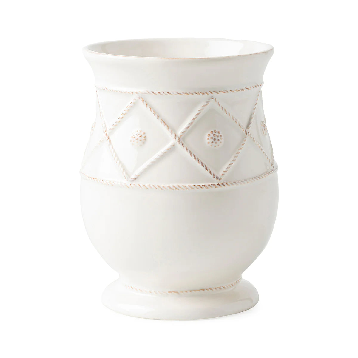 Juliska Berry & Thread Utensil Holder - Whitewash