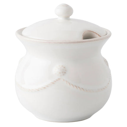 Juliska Berry & Thread Sugar Pot - Whitewash