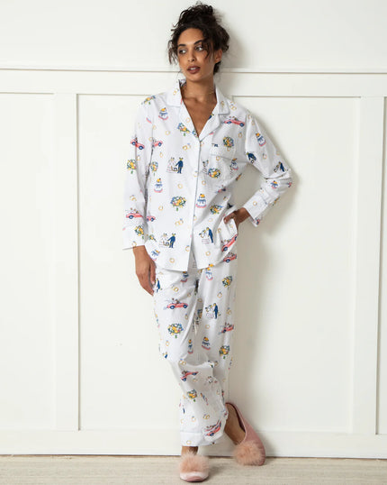 Print Fresh Happily Ever After Long PJ Set
