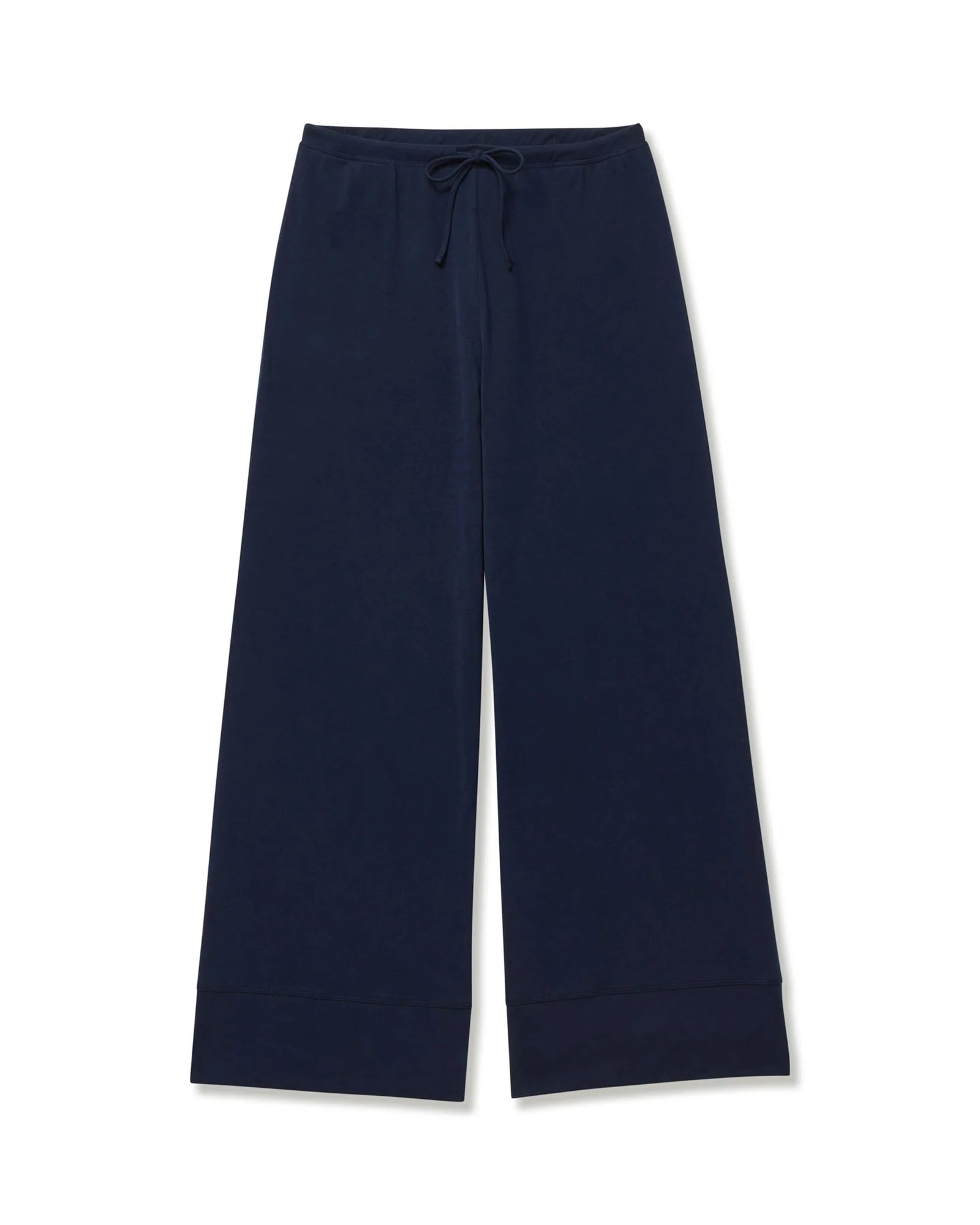 Petite Plume Women's Wide-Leg Lounge Pant in Navy
