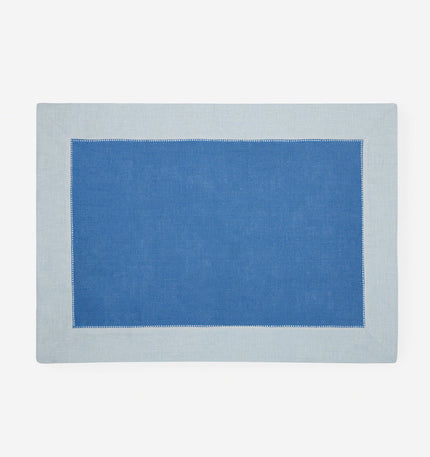 Sferra Roma Colorblock Placemats- Ocean/Sky- Set of 4