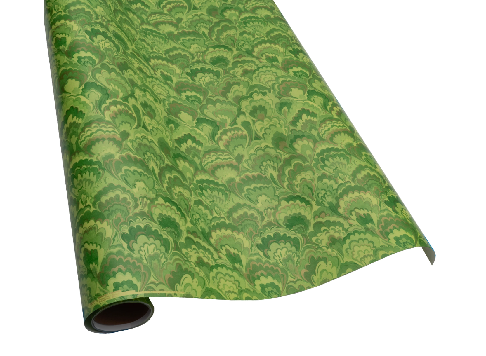 Marbled Ceramics Green & Gold Roll Wrap