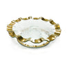 annieglass Ruffle Pedestal Cake Plate