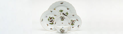 Herend Rothschild Bird Bread & Butter Plate - #9