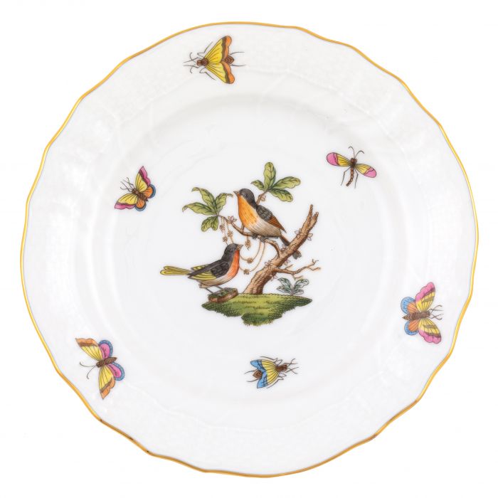 Herend Rothschild Bird Bread & Butter Plate - #8