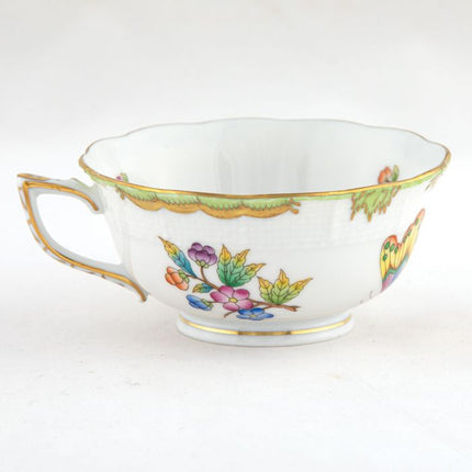 Herend Queen Victoria Teacup - Green