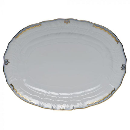 Herend Princess Victoria Platter - Light Blue