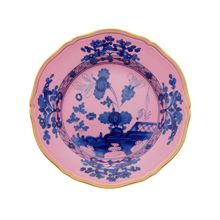 Ginori Oriente Italiano Flat Dessert Plate - Azalea