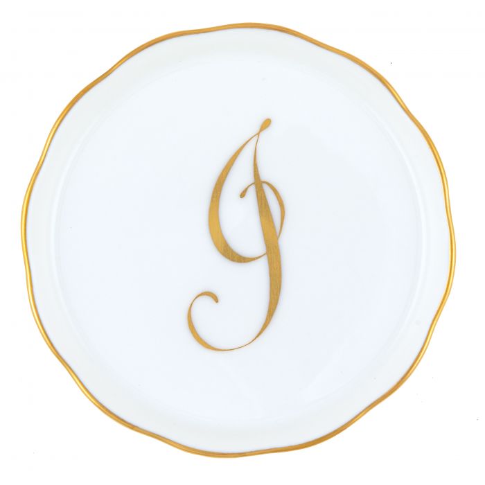 Herend Decorative Coaster - Monogram