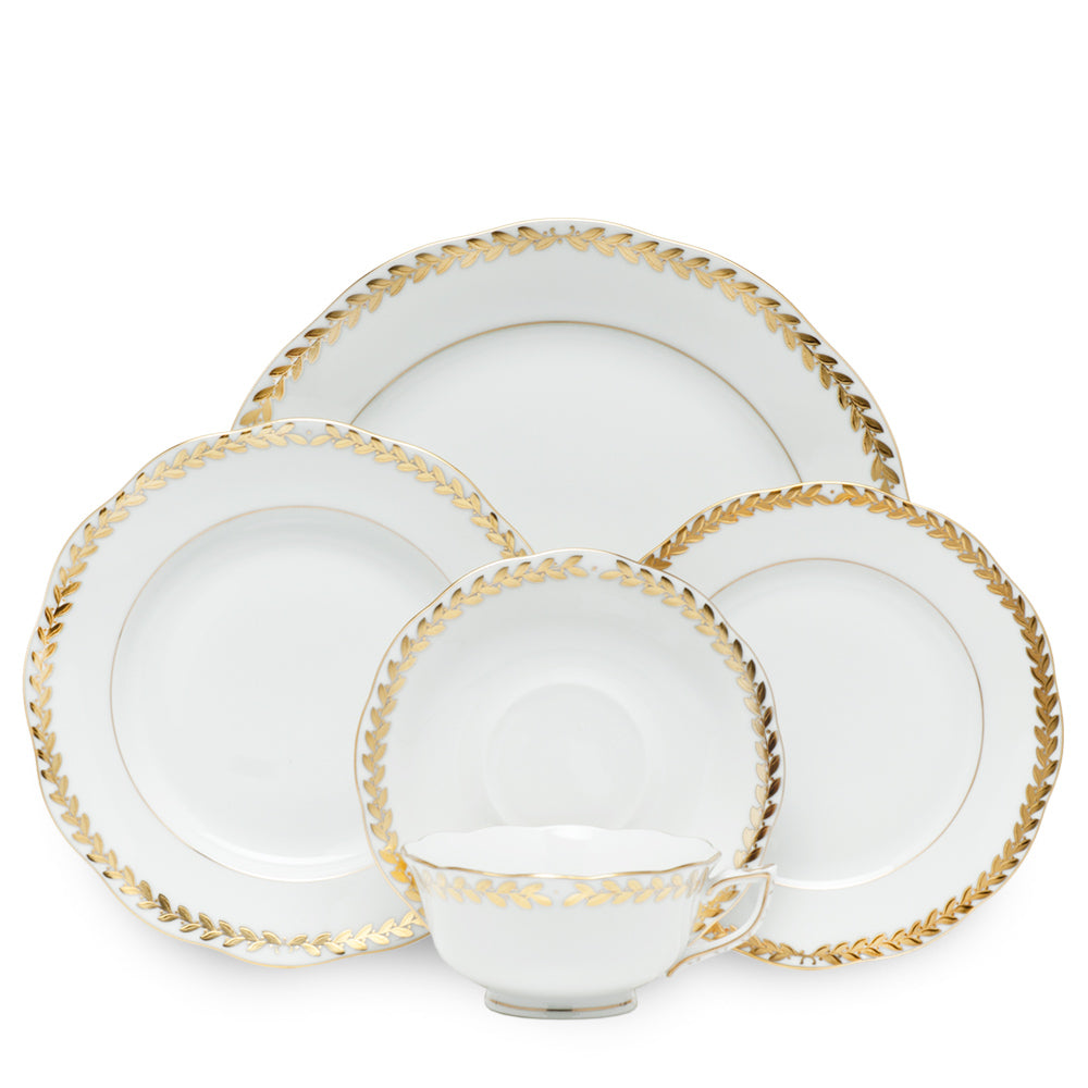 Herend Golden Laurel Salad Plate