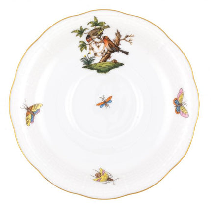 Herend Rothschild Bird Tea Saucer - #10