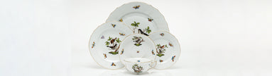 Herend Rothschild Bird Bread & Butter Plate - #8