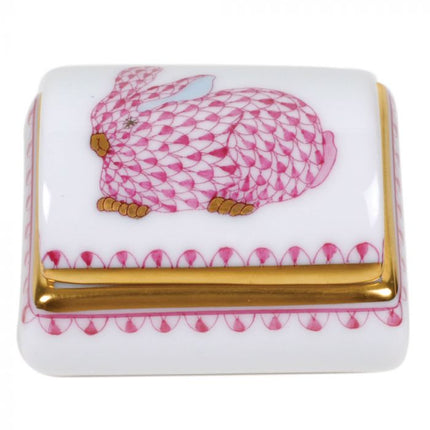 Herend Decorative Tooth Fairy Box - Raspberry