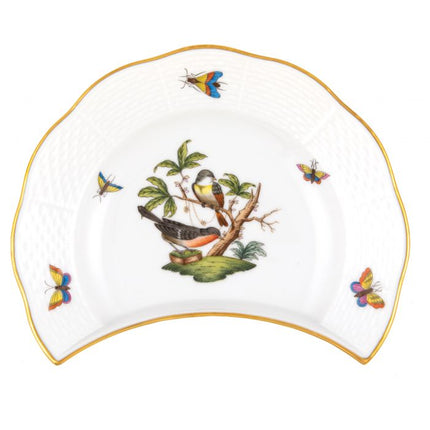 Herend Rothschild Bird Crescent Salad Plate - #2