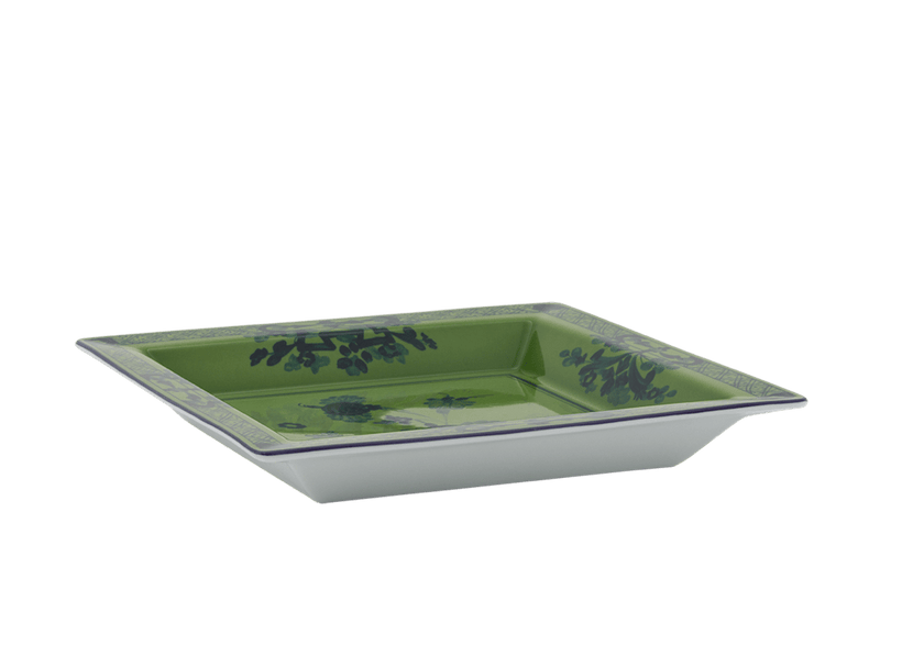 Ginori Oriente Italiano Large Squared Vide Poche - Malachite