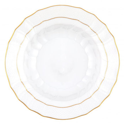 Herend Golden Edge Rim Soup Bowl