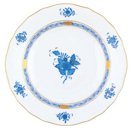 Herend Chinese Bouquet Dessert Plate - Blue