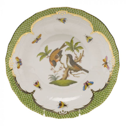 Herend Rothschild Bird Green Dessert Plate - #12