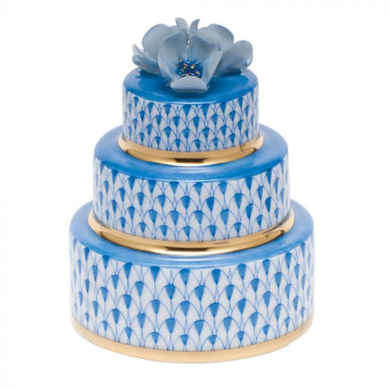 Herend Decorative Wedding Cake - Blue