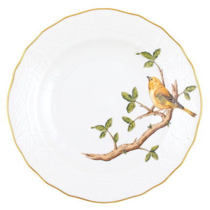 Herend Songbird Dessert Plate - Warbler