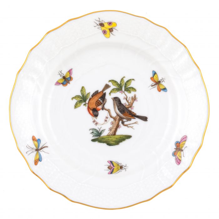 Herend Rothschild Bird Bread & Butter Plate - #12