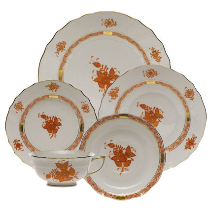 Herend Chinese Bouquet Dinner Plate - Rust