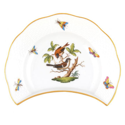 Herend Rothschild Bird Crescent Salad Plate - #4