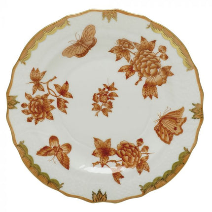 Herend Fortuna Salad Plate - Rust