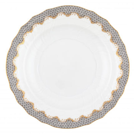 Herend Fishscale Salad Plate - Gray